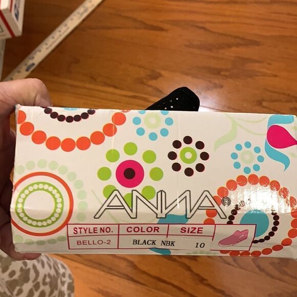 ANNA Size 10 black slip on loafer/sneaker NEW in box - Picture 8 of 8